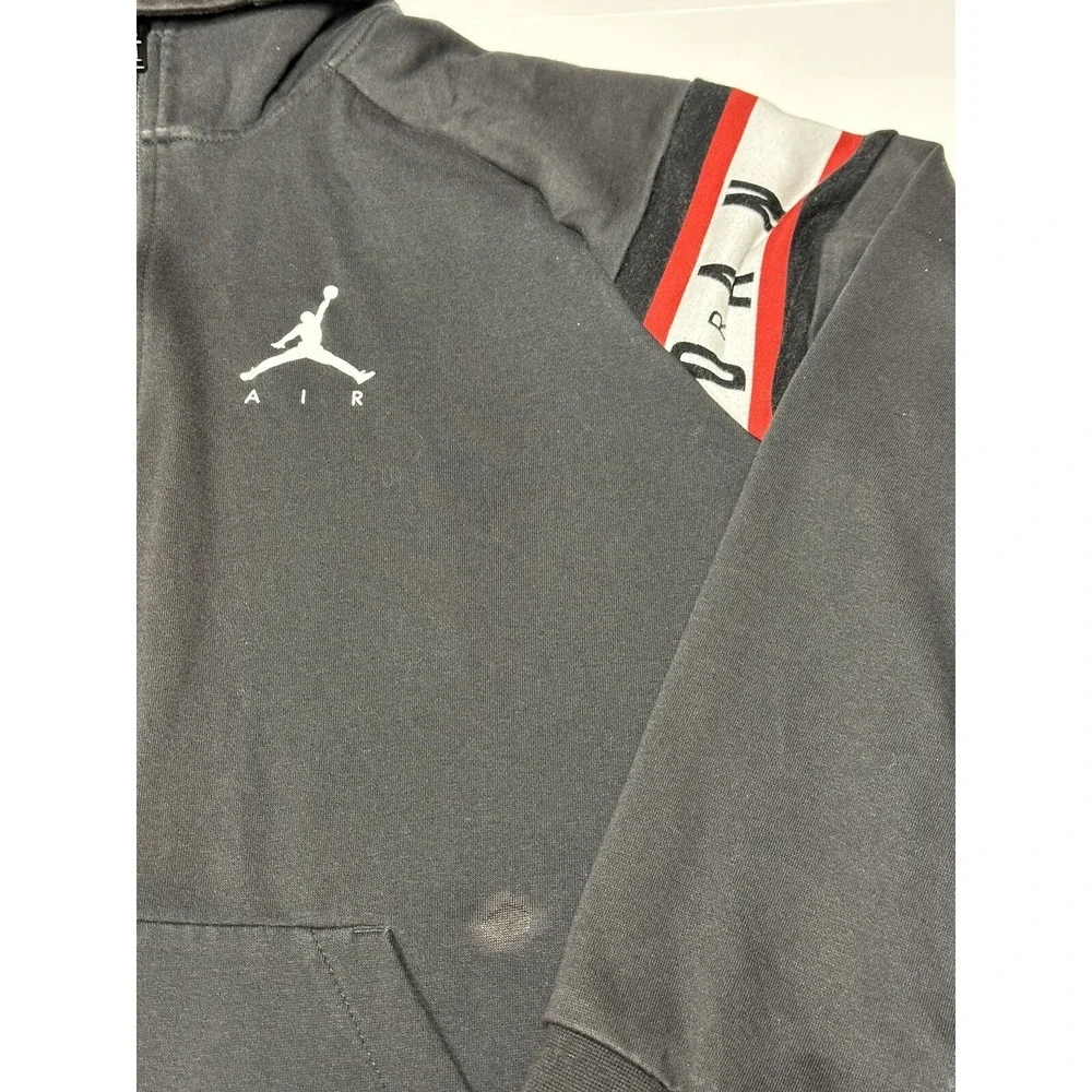 Air Jordan Black Tech Full-Zip Hoodie Mens Size XL